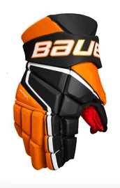 Bauer Vapor 3X - MTO black/orange Hokejové rukavice, Intermediate