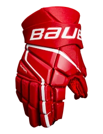 Bauer Vapor 3X red Hokejové rukavice, Intermediate