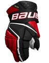 Bauer Vapor Hyperlite black/red  Hokejové rukavice, Intermediate