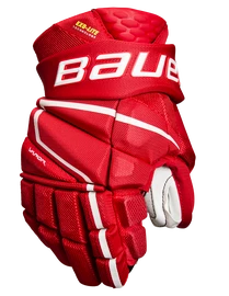 Bauer Vapor Hyperlite red Hokejové rukavice, Junior