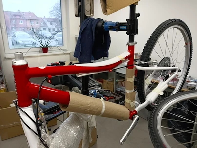 Bazar - Dětské kolo Woom  6 26" red