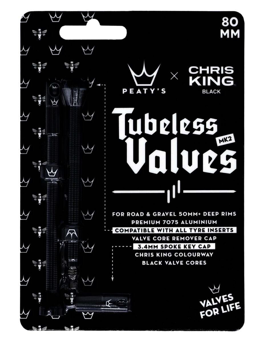 Bezdušový ventilek Peaty's X Chris King MK2 80 mm - thumb (1)
