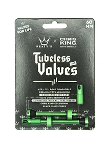 Bezdušový ventilek PEATY'S  X chris king (mk2) emerald tubeless valves 60mm (ptv2-60-emr-12)