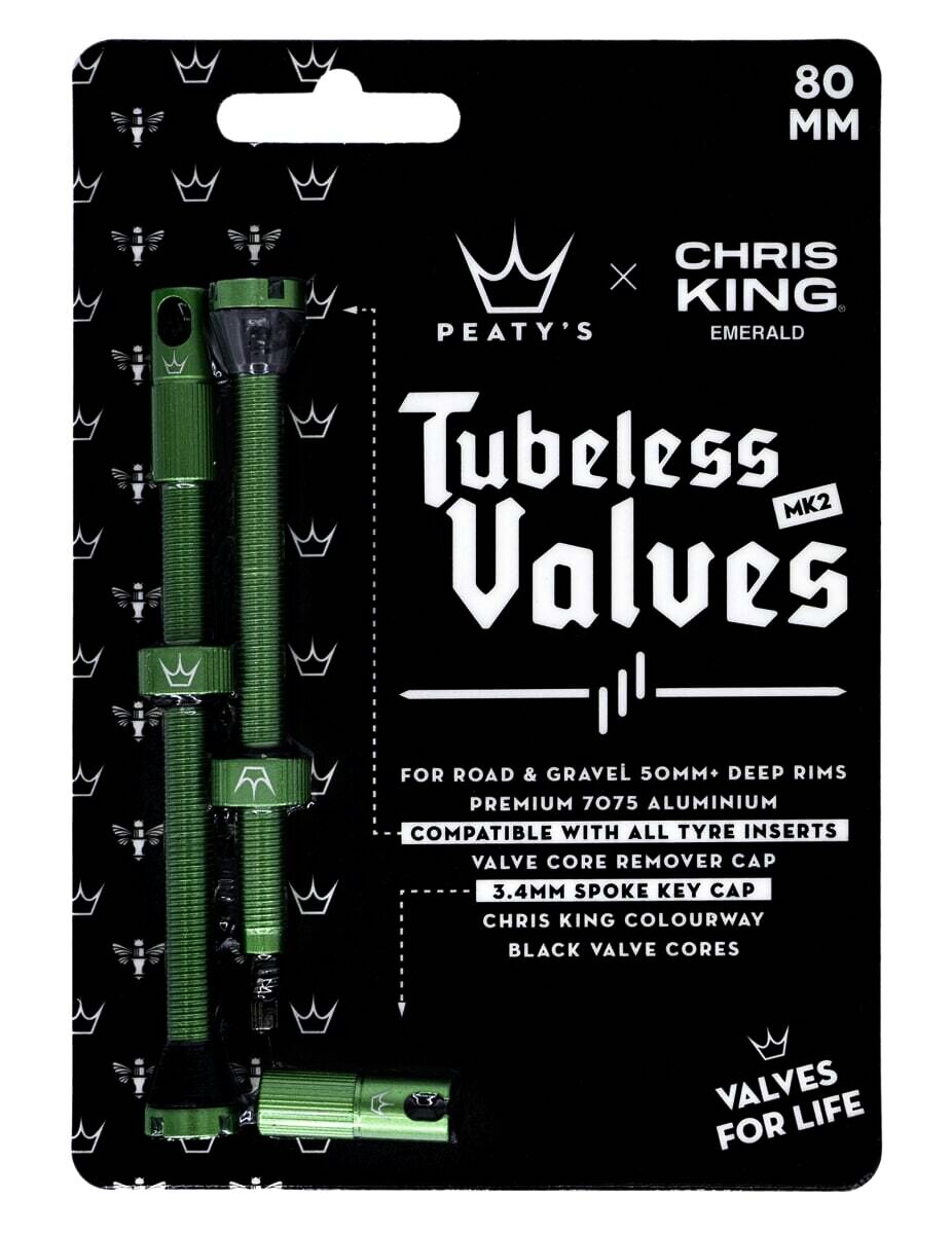 Bezdušový ventilek Peaty's X Chris King MK2 80 mm - thumb (1)