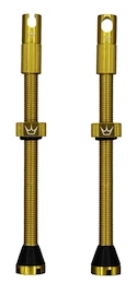 Bezdušový ventilek PEATY'S X chris king (mk2) gold tubeless valves - 80mm (ptv2-80-gld-12)