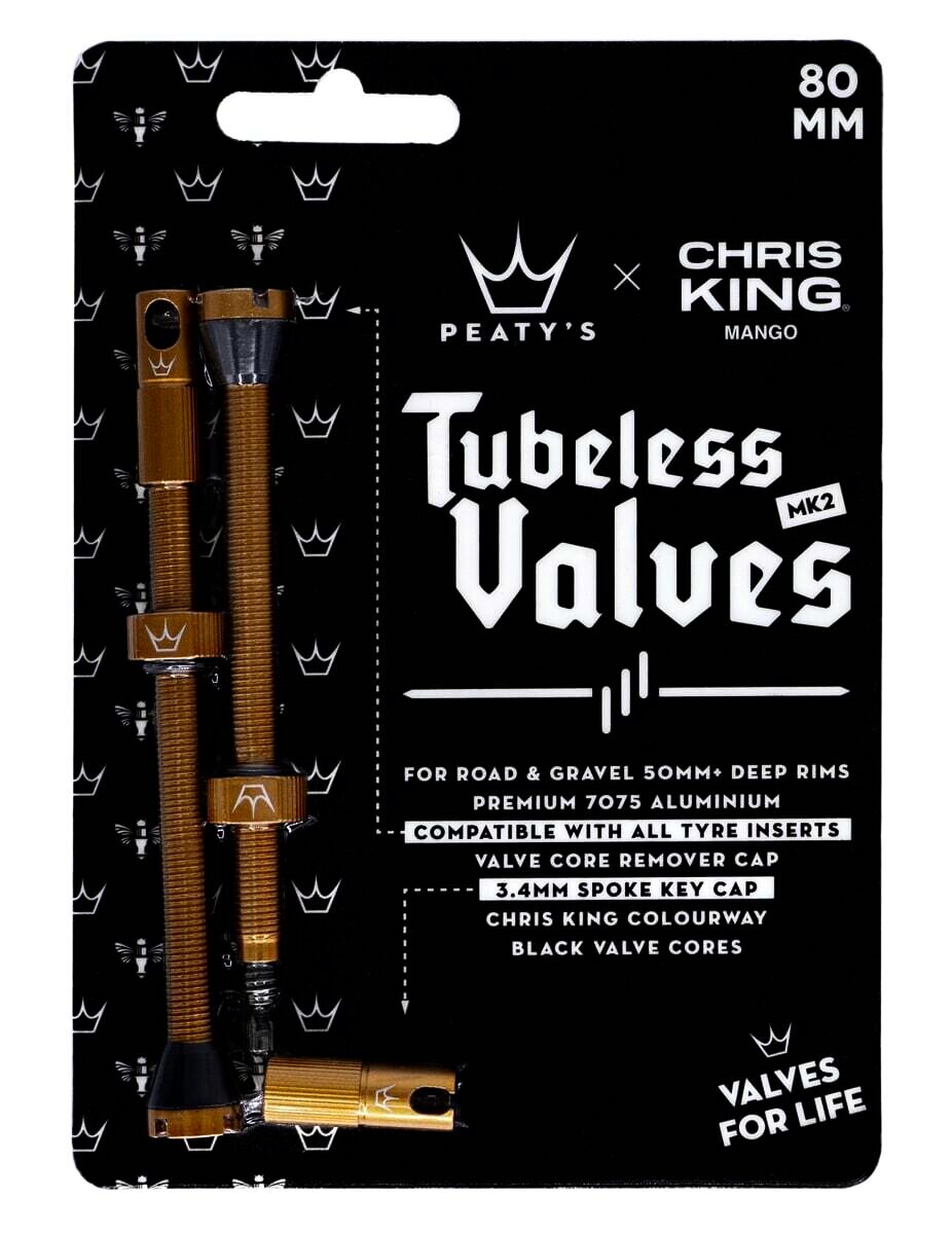 Bezdušový ventilek Peaty's X Chris King MK2 80 mm - thumb (1)