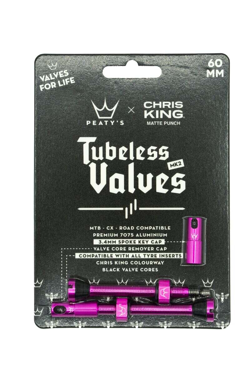 Bezdušový ventilek Peaty's X Chris King MK2 60 mm - thumb (1)
