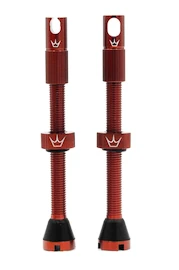 Bezdušový ventilek PEATY'S X chris king (mk2) red tubeless valves 60mm (ptv2-60-red-12)