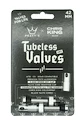 Bezdušový ventilek PEATY'S  X chris king (mk2) silver tubeless valves 42mm (ptv2-42-sil-12)