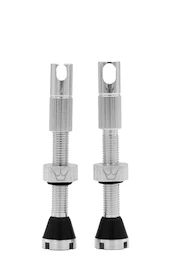 Bezdušový ventilek PEATY'S X chris king (mk2) silver tubeless valves 42mm (ptv2-42-sil-12)