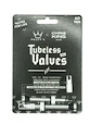 Bezdušový ventilek PEATY'S  X chris king (mk2) silver tubeless valves 60mm (ptv2-60-sil-12)