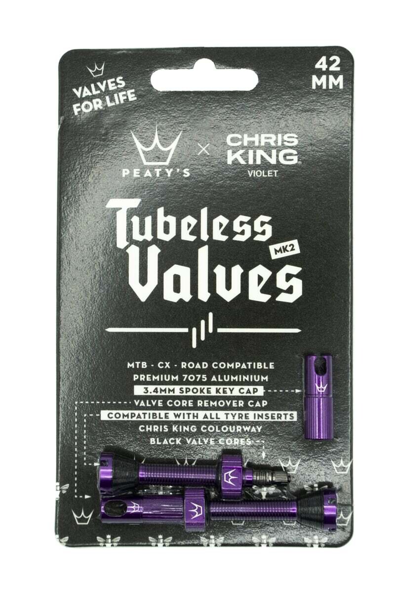 Bezdušový ventilek Peaty's X Chris King MK2 42 mm - thumb (1)
