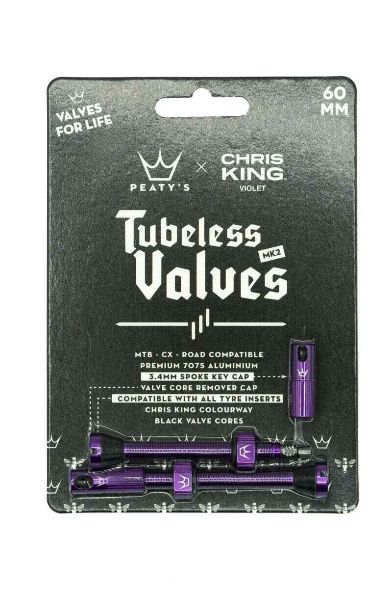 Bezdušový ventilek Peaty's X Chris King MK2 60 mm - thumb (1)