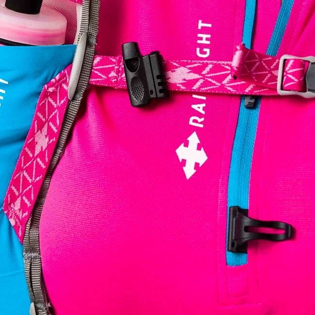 Běžecká vesta Raidlight Responsiv Vest 12l modro-růžová