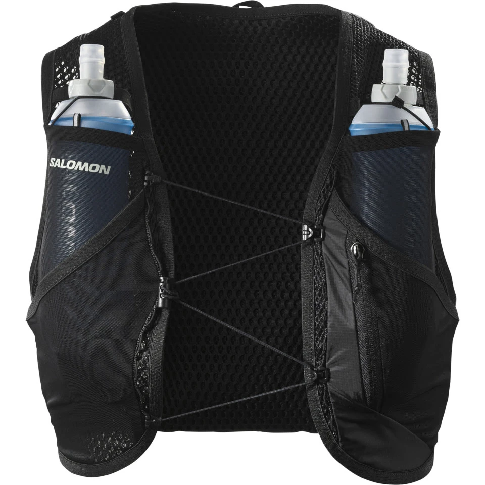 Běžecká vesta Salomon  Active Skin 8 Black/Metal