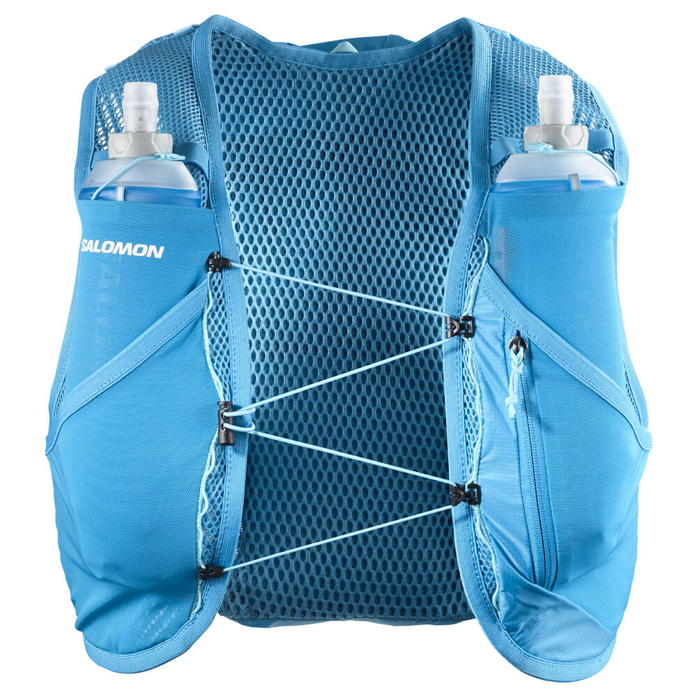 Běžecká vesta Salomon Active Skin 8 Set Blue Danube/Blue Curacao - thumb (1)
