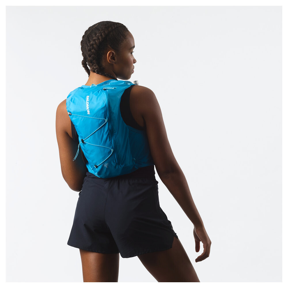 Běžecká vesta Salomon Active Skin 8 Set Blue Danube/Blue Curacao - thumb (2)