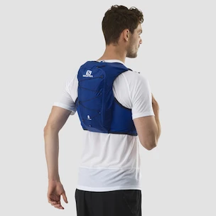 Běžecká vesta Salomon Active Skin 8 Set Nautical Blue