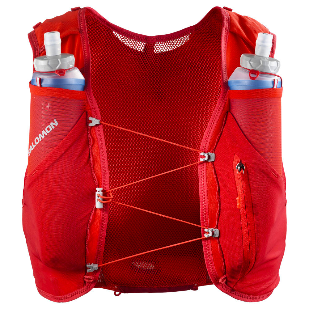 Běžecká vesta Salomon ADV Skin 5 Set Flame Scarlet/Haute Red - thumb (1)
