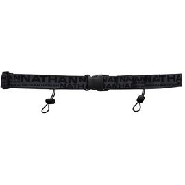 Běžecký opasek Nathan Race Number Nutrition Waistbelt Black/Refletive