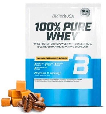 Product detail of BioTech USA 100% Pure Whey 28 g karamel - kapučíno