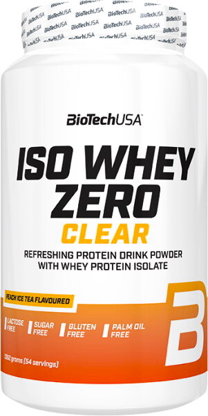 Product detail of BioTech USA Iso Whey Zero Clear 1000 g broskvový čaj