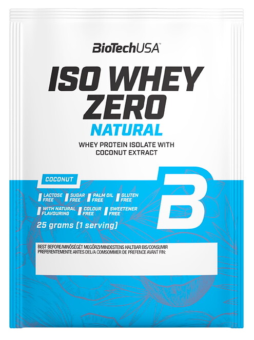 Product detail of BioTech USA Iso Whey Zero Natural 25 g kokos
