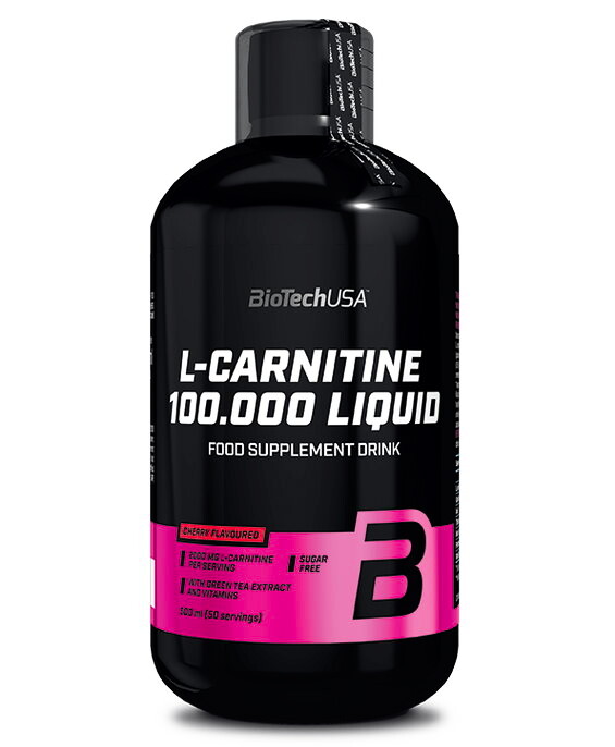 Product detail of BioTech USA L-Carnitine Liquid 100000 500 ml jablko