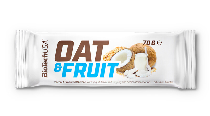 BioTech USA Oat & Fruits 70 g hruška - malina - jogurt - thumb (2)