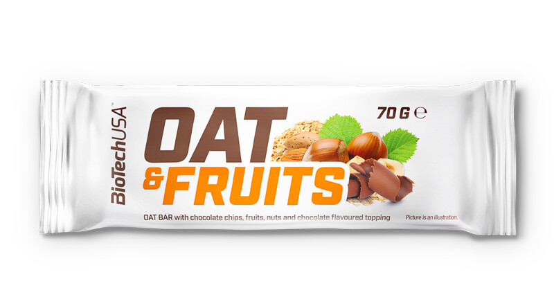 BioTech USA Oat & Fruits 70 g hruška - malina - jogurt - thumb (5)