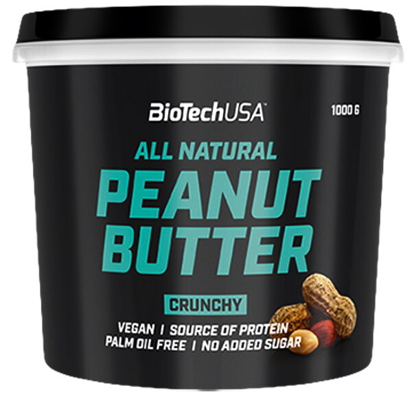 BioTech USA Peanut Butter 1000 g jemná - thumb (1)