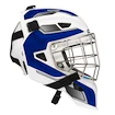 Brankářská hokejová maska CCM Axis F5 CCE White/Royal Junior