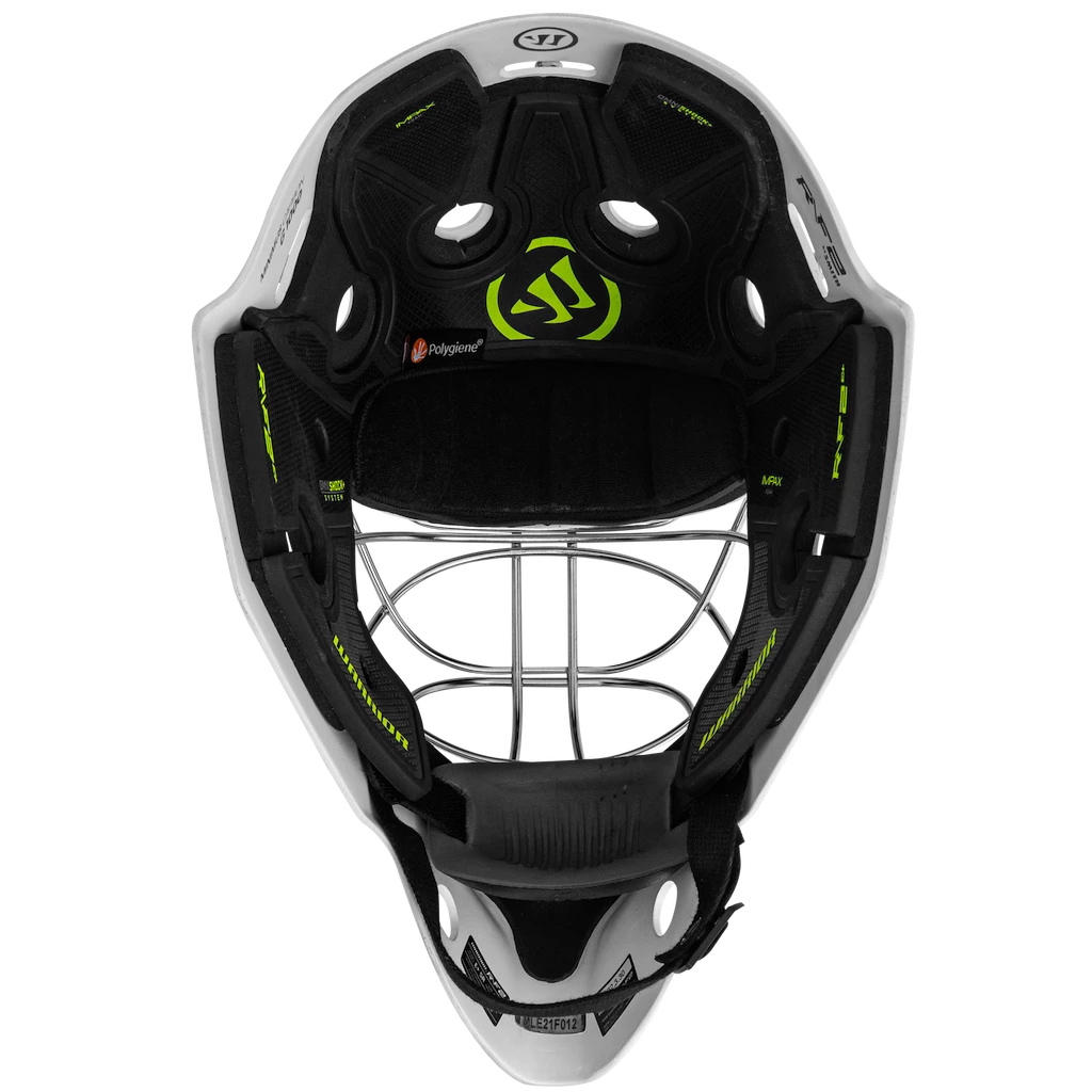 Brankářská hokejová maska Warrior Ritual F2 E+ White Junior