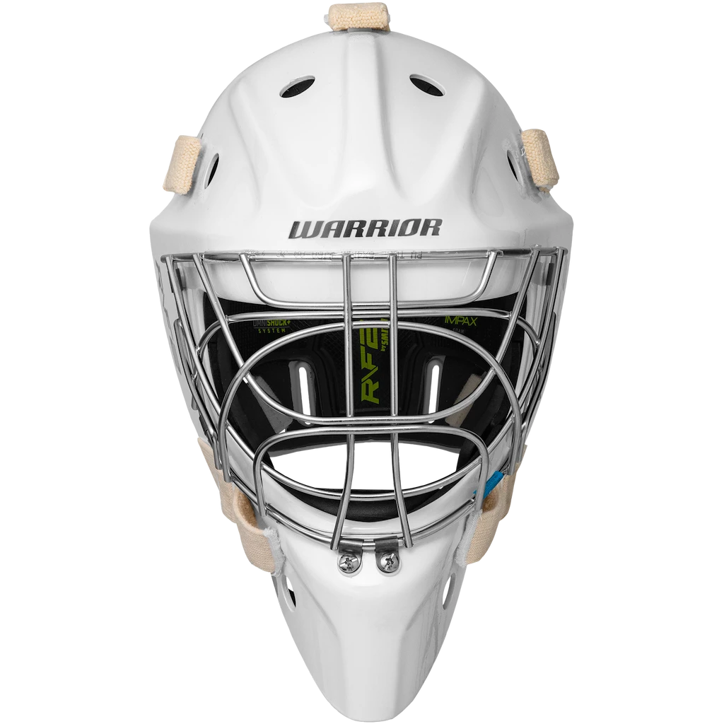 Brankářská hokejová maska Warrior Ritual F2 E+ White Junior