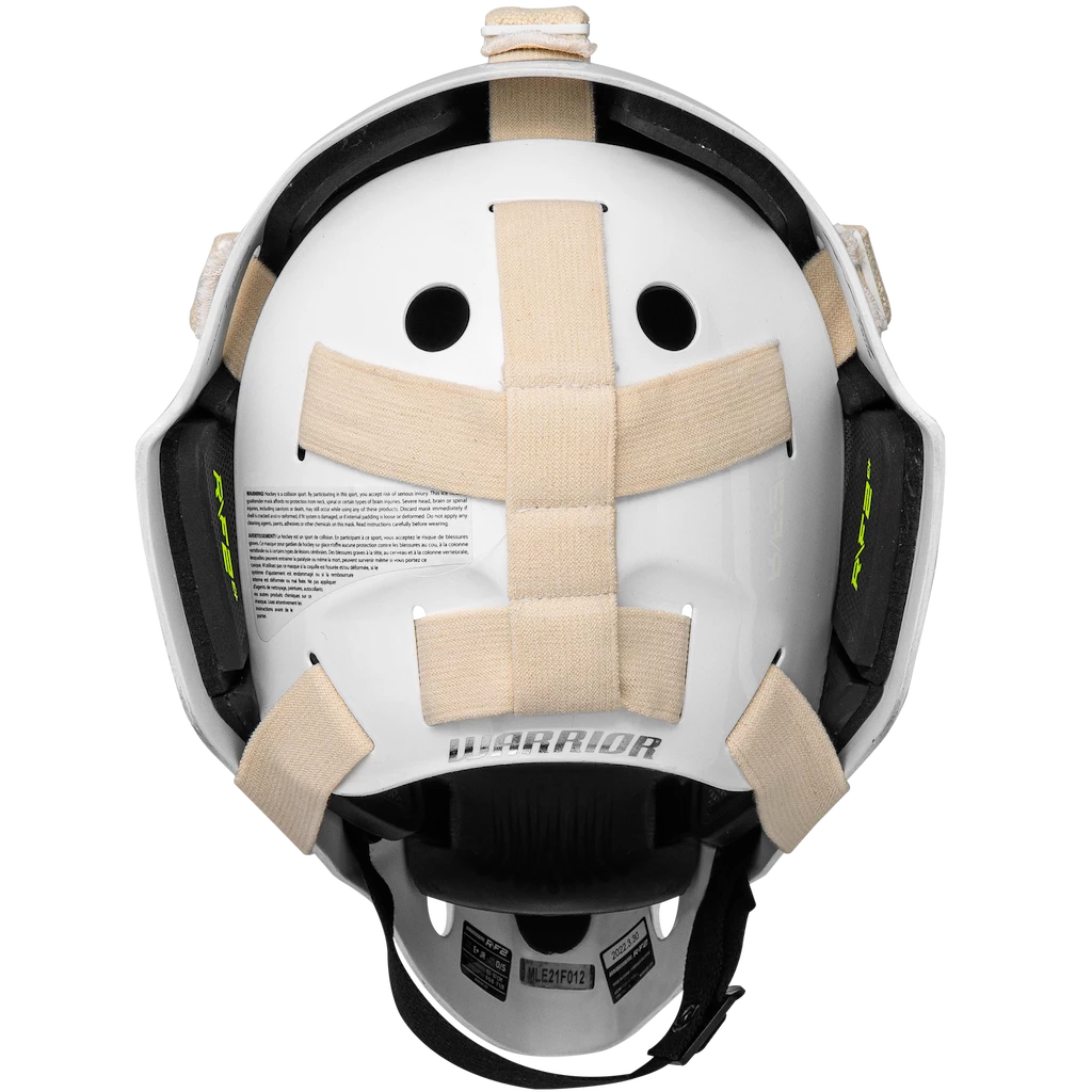 Brankářská hokejová maska Warrior Ritual F2 E+ White Junior