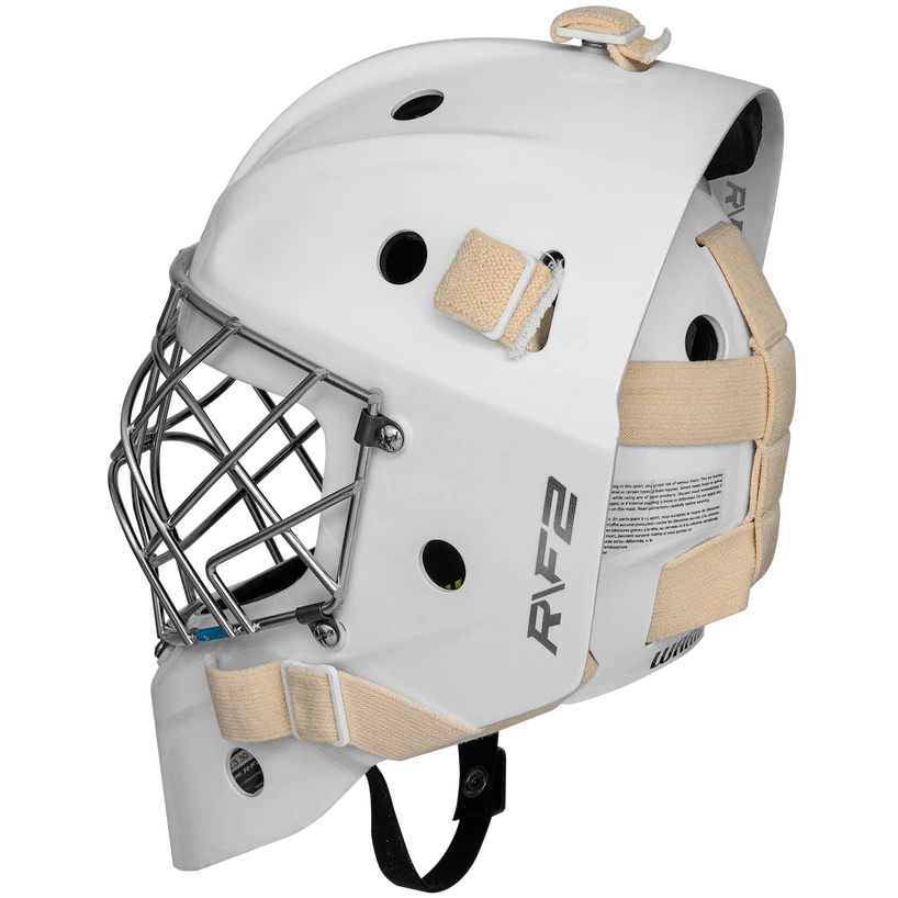 Brankářská hokejová maska Warrior Ritual F2 E+ White Junior