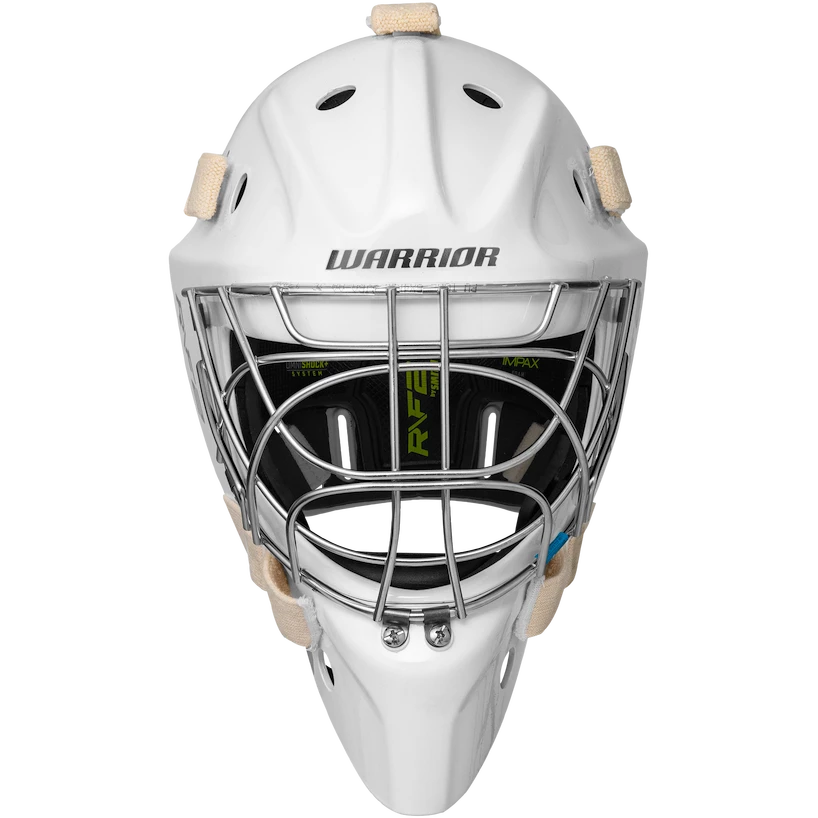 Brankářská hokejová maska Warrior Ritual F2 E+ White Junior