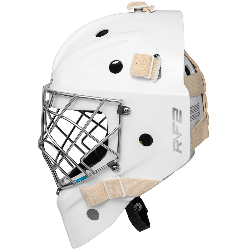 Brankářská hokejová maska Warrior Ritual F2 E+ White Junior