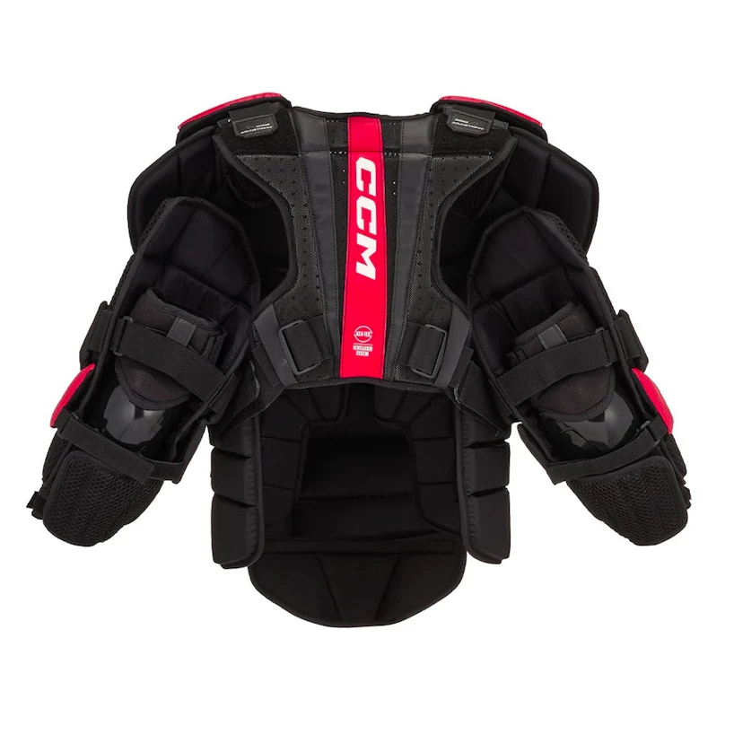 Brankářská hokejová vesta CCM Eflex 6.9 Black/Red/White Senior XL