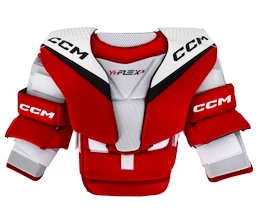 Brankářská hokejová vesta CCM YTflex 3 White/Red Žák (youth)