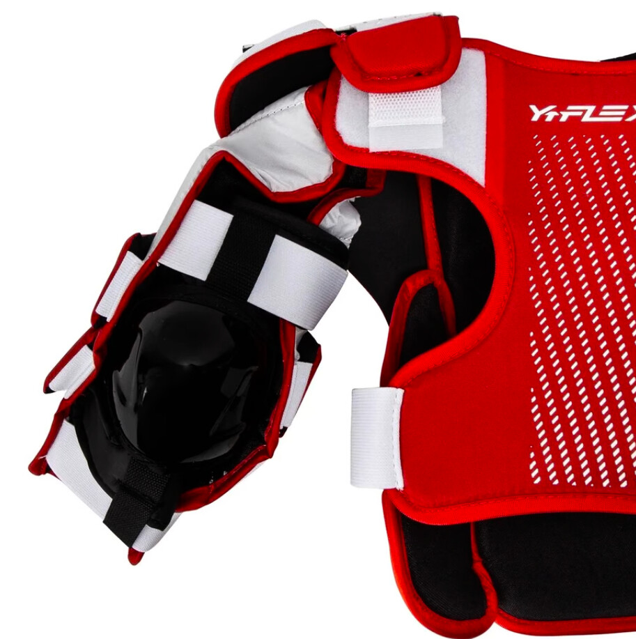 Brankářská hokejová vesta CCM YTflex 3 White/Red Žák (youth) L/XL - thumb (2)