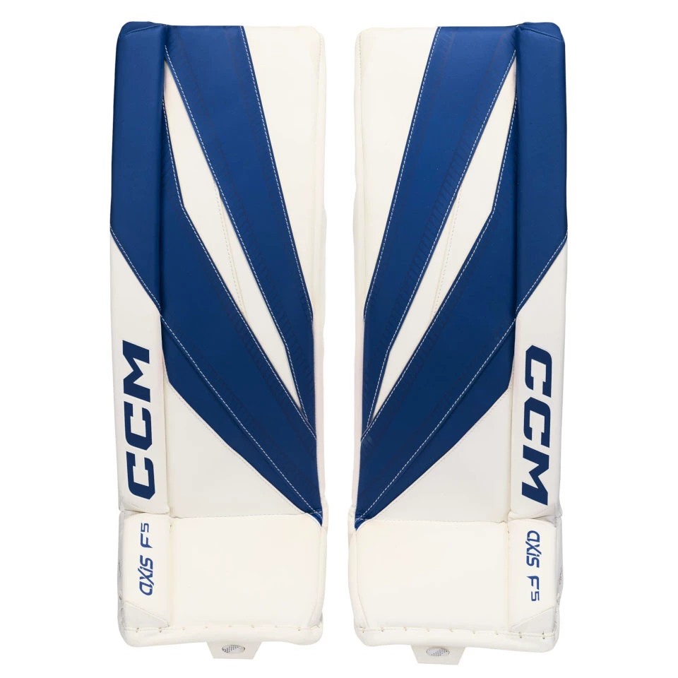 Brankářské betony CCM Axis F5 Royal/White Junior 38 + 1 palec