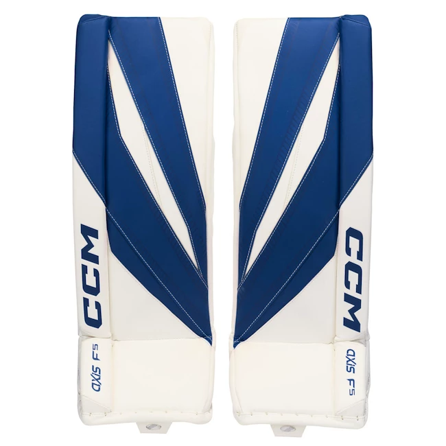 Brankářské betony CCM Axis F5 Royal/White Junior 38 + 1 palec