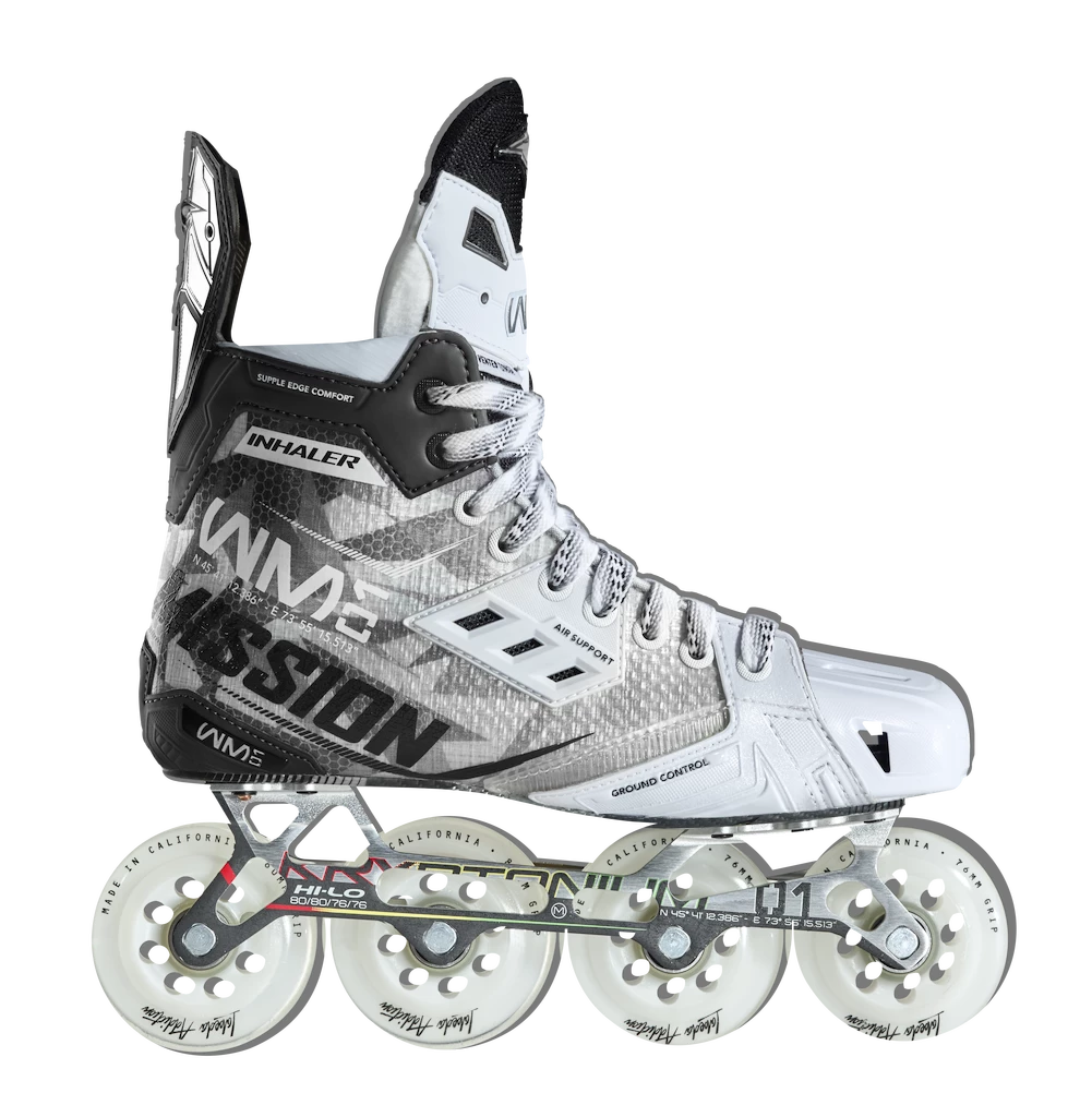 Brusle na inline hokej Mission  RH Inhaller WM01 Senior EUR 42, D (normální noha)