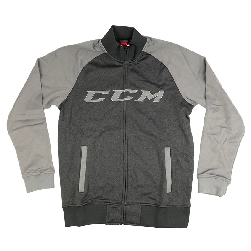 Bunda CCM Track Jacket Heather Black Grey Sportega