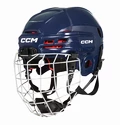 CCM Tacks 70 navy  Hokejová helma Combo Žák (youth)