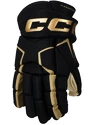 CCM Tacks AS 580 black/gold  Hokejové rukavice, Senior