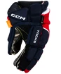 CCM Tacks AS-V navy/red/white  Hokejové rukavice, Junior