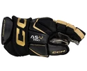 CCM Tacks AS-V PRO black/gold  Hokejové rukavice, Senior