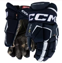 CCM Tacks AS-V PRO navy/white  Hokejové rukavice, Senior